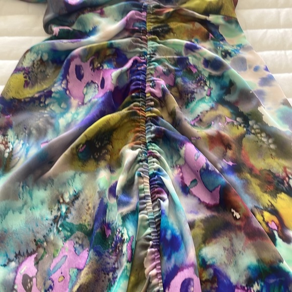 NWT STEVE MADDEN RUCHED MIDI DRESS - Picture 5 of 8